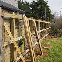RMH Forestry - fence post installation cornwall